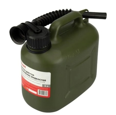 Канистра для ГСМ и технических жидкостей REXANT 80-0204 вертикальная, 5л Канистра для ГСМ и технических жидкостей REXANT 80-0204 вертикальная, 5л