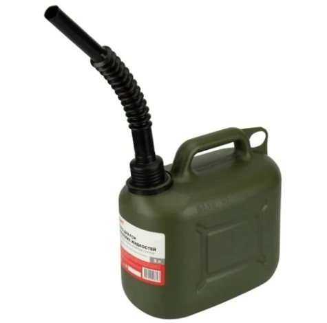 Канистра для ГСМ и технических жидкостей REXANT 80-0204 вертикальная, 5л Канистра для ГСМ и технических жидкостей REXANT 80-0204 вертикальная, 5л