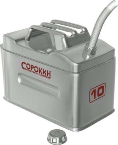Канистра из нержавеющей стали СОРОКИН 11.610 вертикальная 10 л
