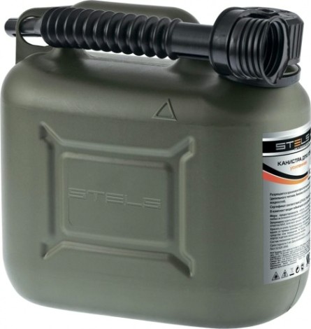 Канистра STELS 20 л для гсм вертикальная, пластиковая, усиленная [53127]