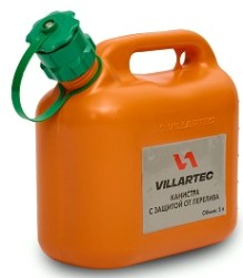 Канистра VILLARTEC 261000000004 оранжевая 5л Канистра VILLARTEC 261000000004 оранжевая 5л
