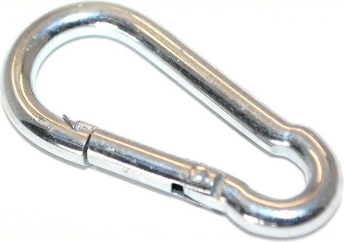 Карабин 4 мм DIN 5299C из нержавеющей стали А4 [А4 КП 4х40]