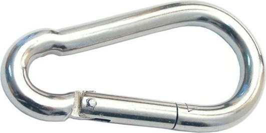 Карабин 4 мм DIN 5299C из нержавеющей стали А4 [А4 КП 4х40]