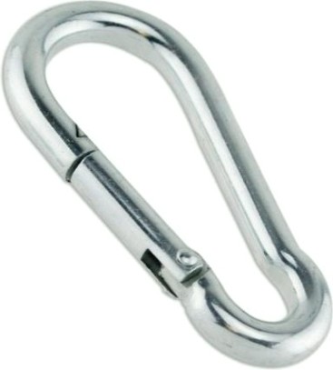 Карабин 6 мм DIN 5299C из нержавеющей стали А4 [А4 КП 6х60]