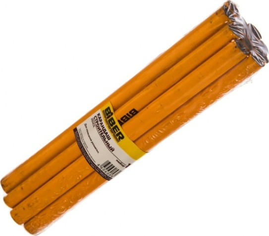 Карандаш малярный Biber 43001 180мм (уп.12шт) [Тов-048256]