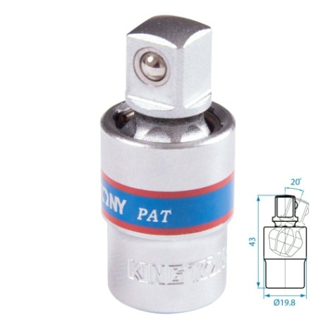 Кардан KING TONY 3793 шаровый 3/8" [3793]