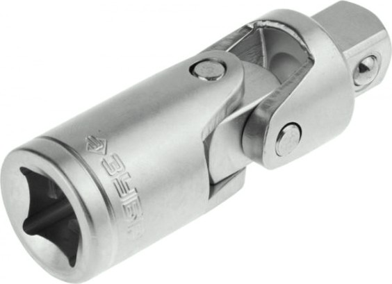 Кардан ЗУБР ЭКСПЕРТ 1/2" шарнир, cr-v, хроматированное покрытие [27723-1/2]