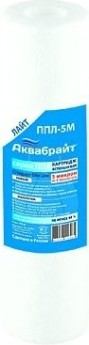 Картридж для воды АКВАБРАЙТ ППЛ- 5 М Лайт для механической очистки [ППЛ-5 М]