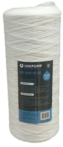 Картридж для воды UNIPUMP Big Blue ВП-10 М 10 дюймов веревочный (10 мкм) [93395]