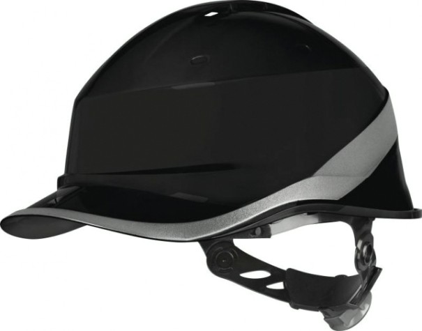 Каска Delta Plus DIAMOND VI WIND с вентиляцией, черная [DIAM6WTRNO]