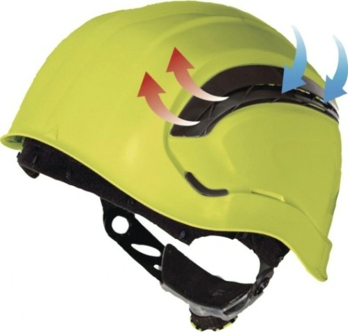 Каска Delta Plus GRANITE WIND с вентиляцией, желтая [GRAWIJAFL]