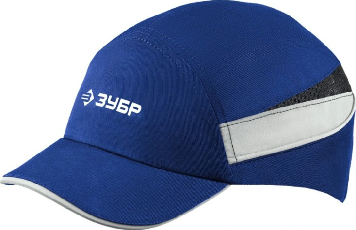 Каска ЗУБР БИНОМ ударопрочный корпус, козырек 55мм, размер 54-59 см [11095]