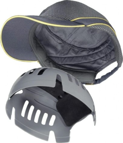 Каскетка Delta Plus AIR COLTAN с вентилируемой сеткой, желто-серая [COLTAAIJAFL]