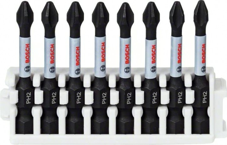 Кассета бит BOSCH Pick and Click IMPACT 50 мм 8 предметов PH2 [2608522330]