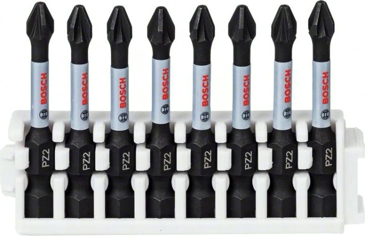 Кассета бит BOSCH Pick and Click IMPACT 50 мм 8 предметов PZ2 [2608522331]