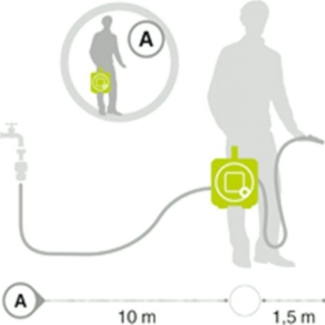 Катушка для шланга GF Aquabag Style с комплектом для полива 80285628