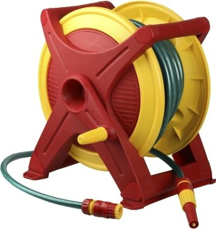 Катушка для шланга GRINDA со шлангом и комплектом фитингов 8-428441 [8-428441_z01]