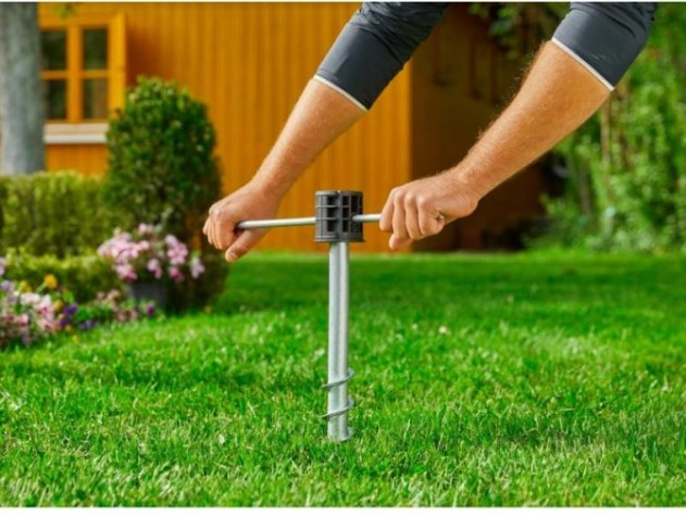 Катушка напольная GARDENA RollUp M со шлангом 20 м, белая 18616-32.000.00 [18616-32.000.00]