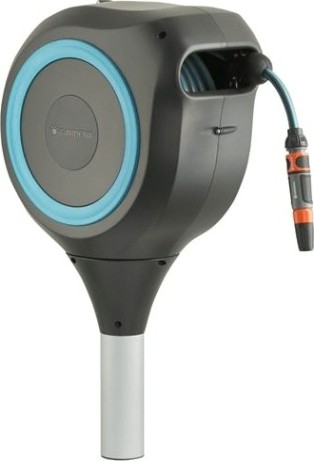 Катушка напольная GARDENA RollUp M со шлангом 20 м, голубая 18614-20.000.00 [18614-20.000.00]