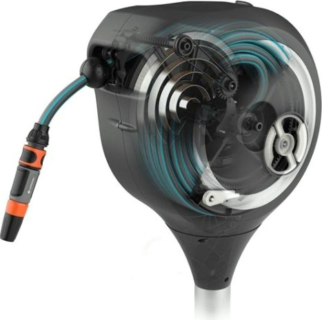 Катушка напольная GARDENA RollUp S со шлангом 15 м, белая 18606-20.000.00 [18606-20.000.00]