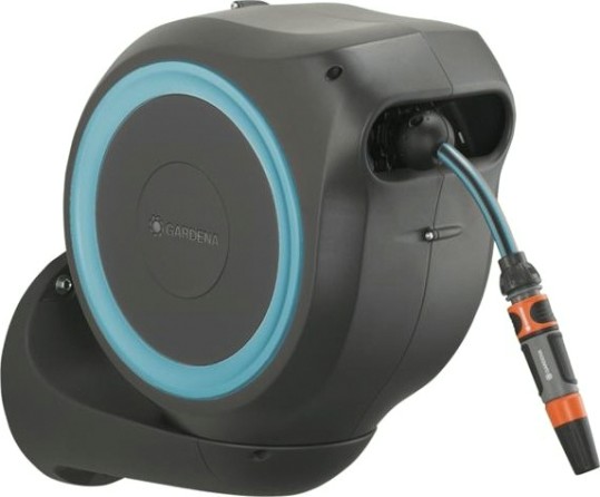 Катушка настенная GARDENA RollUp S со шлангом 15 м, голубая 18600-20.000.00 [18600-20.000.00]