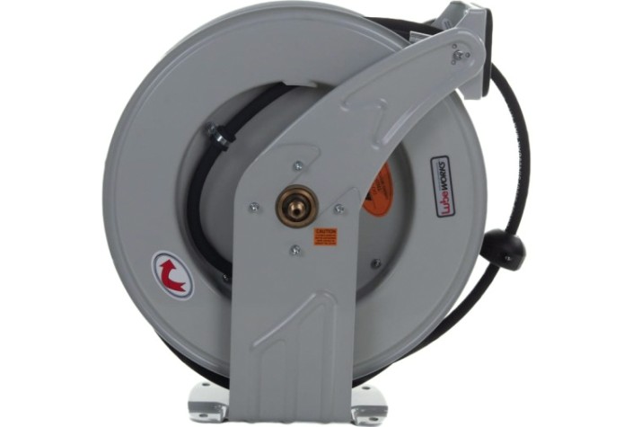 Катушка со шлангом 15 м LUBEWORKS H860152 металлическая для густых смазок 1/4’’