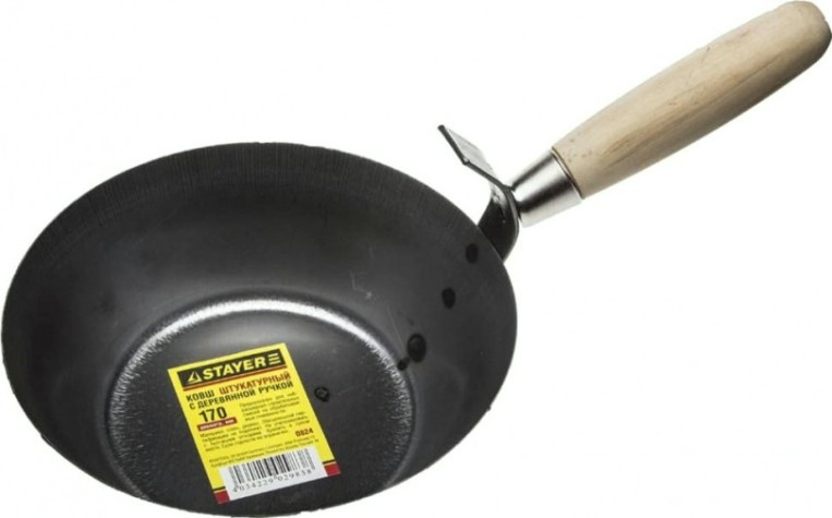Кельма-ковш STAYER MASTER штукатурный с деревянной ручкой [0824]