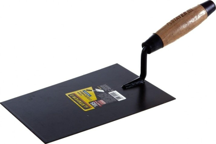 Кельма отделочника STAYER КО трапеция, деревянная усиленная ручка 0821-1 [0821-1]