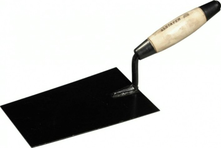 Кельма отделочника STAYER КО трапеция, деревянная усиленная ручка 0821-1 [0821-1]