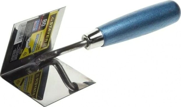 Кельма STAYER PROFI для внутренних углов, нержавеющее полотно, 80х60мм [0836]