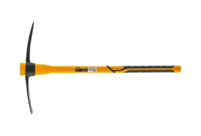Кирка DENZEL 2000 г, узкая, фибергл. обрезиненная рукоятка 900 мм [21835]