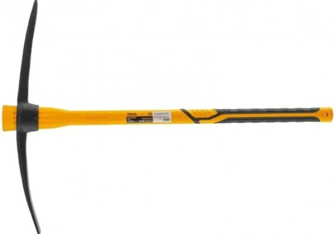 Кирка DENZEL 3000 г, фибергл. обрезиненная рукоятка 900 мм [21836]