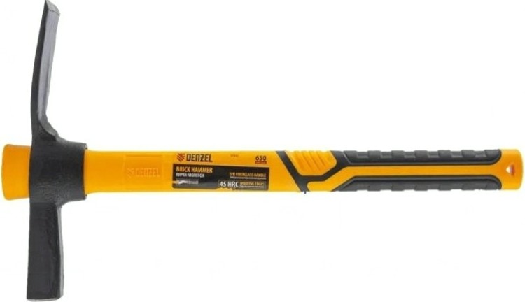 Кирка DENZEL 650 г, фибергл. обрезиненная рукоятка 385 мм [21832]
