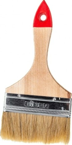 Кисть флейцевая Biber Эконом 31115 натур. щетина, дер. рукоятка, 75мм [Тов-001971]