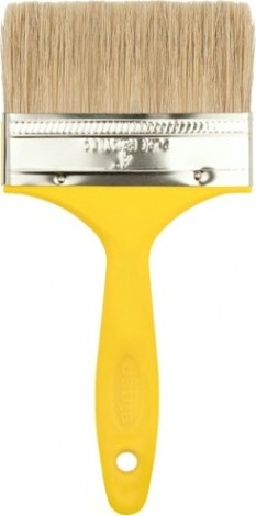 Кисть флейцевая Biber Эконом 31256 натур. щетина, пласт. рукоятка, 100мм [Тов-169162]
