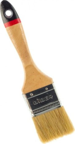 Кисть флейцевая Biber Суприм 31134 натур. щетина, дер. рукоятка, 50мм [Тов-002017]