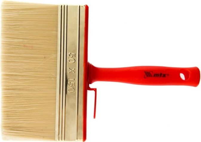 Кисть флейцевая MATRIX 50х150 мм искусст. щетина, пластмас. корпус, пластмас. ручка [84129]