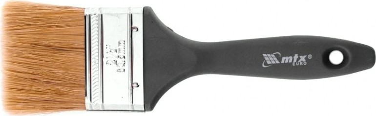 Кисть флейцевая MATRIX Евро 2,5" плоская натуральная щетина, пластмассовая ручка// [83064]