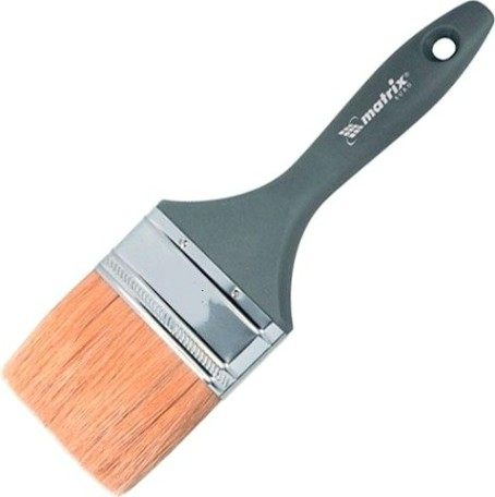 Кисть флейцевая MATRIX Евро 2" плоская, натуральная щетина, пластмассовая ручка [83063]