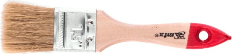 Кисть флейцевая MATRIX Стандарт 1,5" плоская (38 мм), натуральная щетина, деревянная р. [82525]