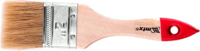 Кисть флейцевая MATRIX Стандарт 2" плоская (50 мм), натуральная щетина, деревянная р. [82530]