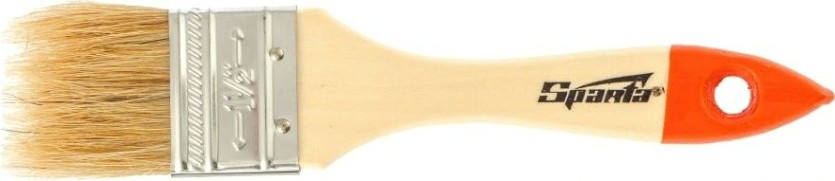Кисть флейцевая Sparta Slimline 1,5" плоская (38 мм), натуральная щетина, деревянная ру [824255]