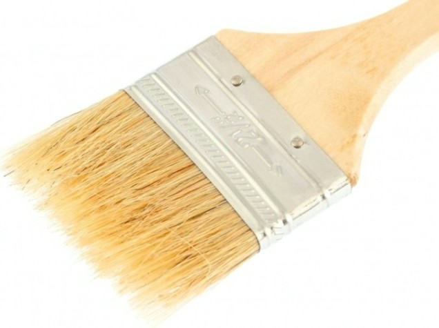Кисть флейцевая Sparta Slimline 2,5" плоская (63 мм), натуральная щетина, деревянная ру [824355]