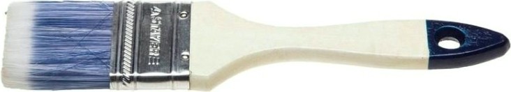 Кисть флейцевая STAYER AQUA-STANDARD плоская искусственная щетина, деревянная ручка, 25 [01032-025]