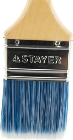 Кисть флейцевая STAYER EURO АQUA для ВД и акриловых ЛКМ, искусств щетина, деревян ручка, 63мм [01062-063]