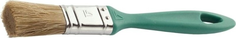 Кисть флейцевая STAYER LASUR-EURO 25 мм, плоская смешанная щетина, пласт. ручка [01081-25]