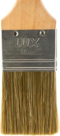 Кисть флейцевая STAYER LASUR-LUX плоская деревянная ручка, смешанная щетина, 50мм [01051-050]