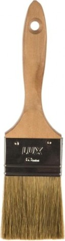 Кисть флейцевая STAYER LASUR-LUX плоская деревянная ручка, смешанная щетина, 63мм [01051-063]