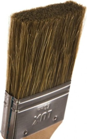 Кисть флейцевая STAYER LASUR-LUX плоская деревянная ручка, смешанная щетина, 63мм [01051-063]
