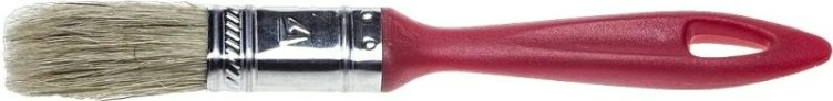 Кисть флейцевая STAYER UNIVERSAL-EURO 25 мм плоская, светлая натуральная щетина [0108-25]
